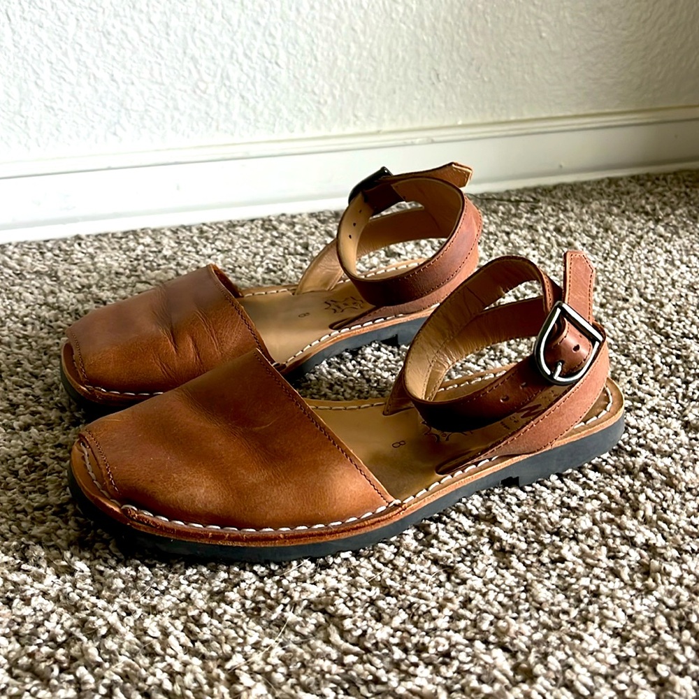 Pons leather sandals